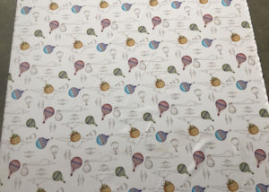 fire balloon table cloth